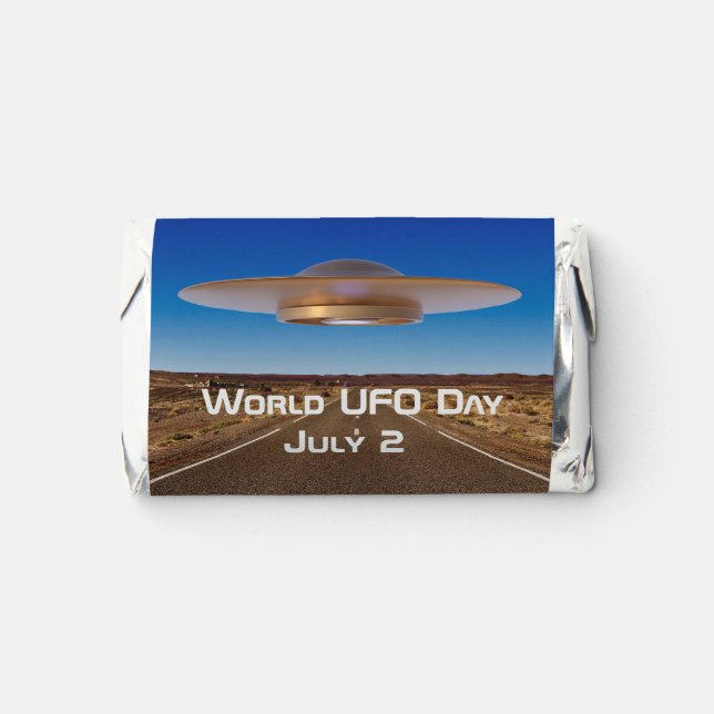 World UFO Day Hershey's Miniatures (Front)