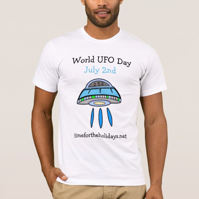 World UFO Day July 2nd T-Shirt (Front)
