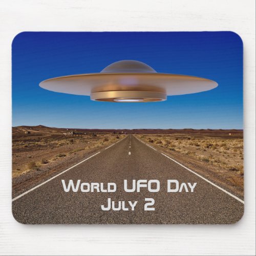 World UFO Day Mouse Pad