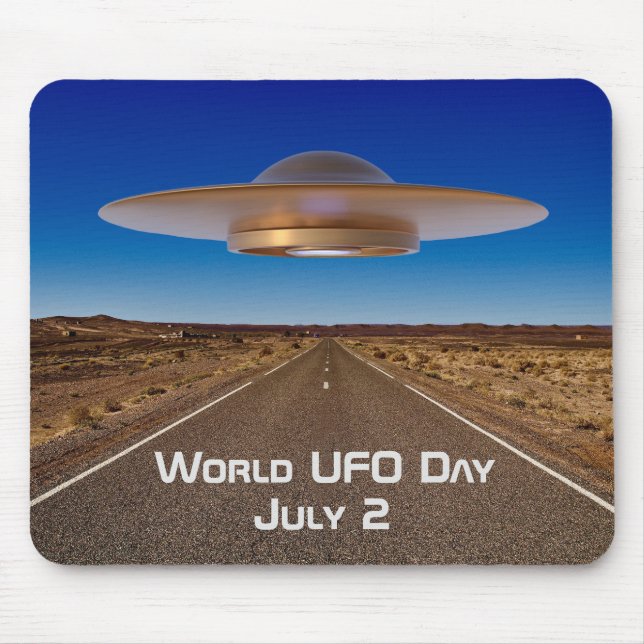 World UFO Day Mouse Pad (Front)