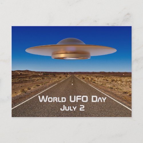 World UFO Day Postcard