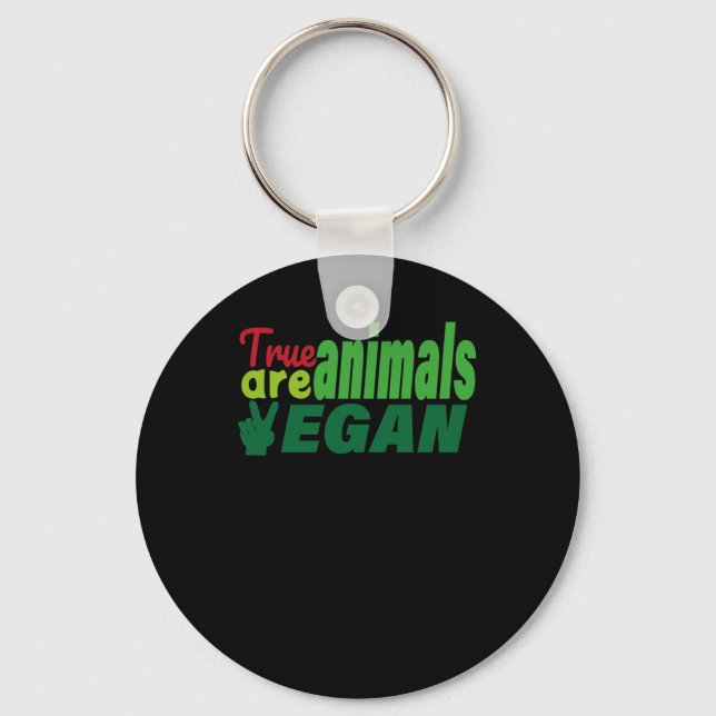 world vegetarian day  keychain (Front)