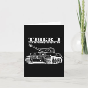 World War 2 A German Tank Tiger I A Panzerkampfwag Card