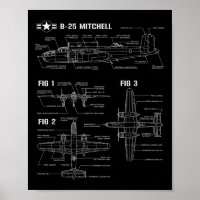 World War 2 American Aircraft B-25 Mitchell Bomber