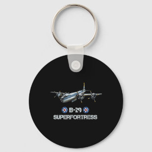 World War 2 American Aircraft Wwii B-29 Superfortr Keychain
