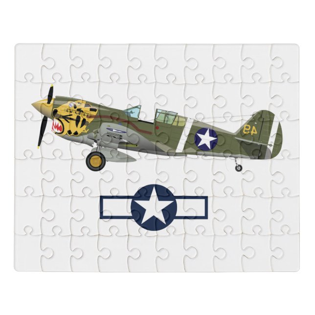 World War 2 American Airplanes Jigsaw Puzzle (Puzzle Horizontal)