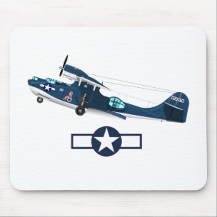 World War 2 American Airplanes Mouse Pad