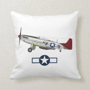 Rutan VariEze Airplane Custom Throw Pillow Case Stuffed & Sewn