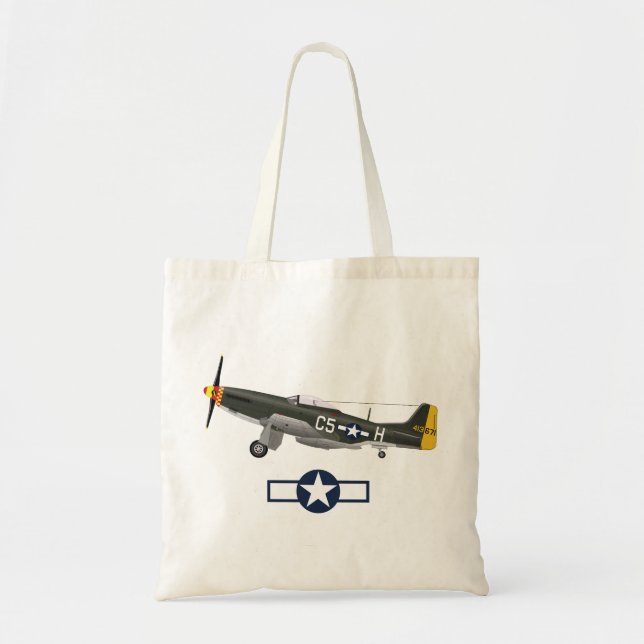 World War 2 American Airplanes Tote Bag (Front)