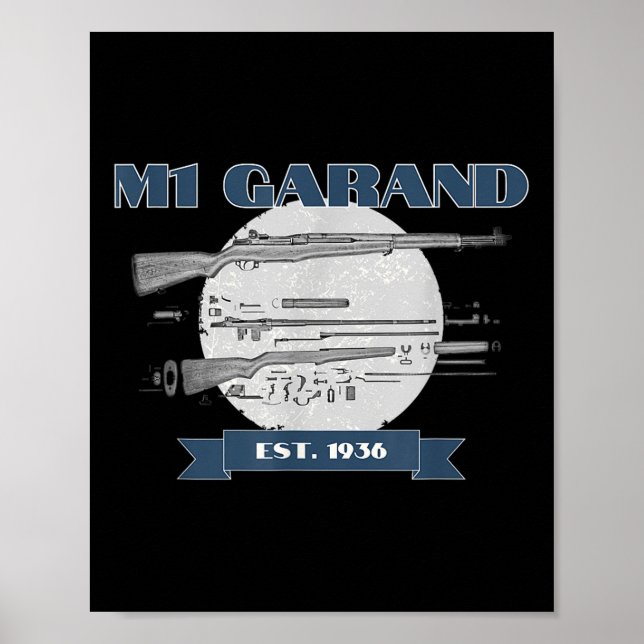 World War 2 Apparel M1 Garand - Uni-adults, Black, Poster (Front)