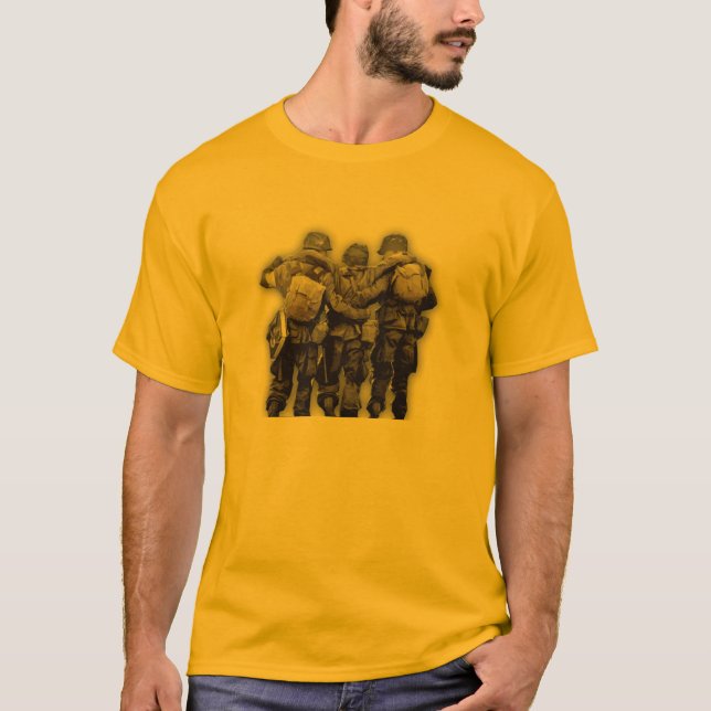 World War 2 Band of Brothers Paratrooper T Shirt (Front)