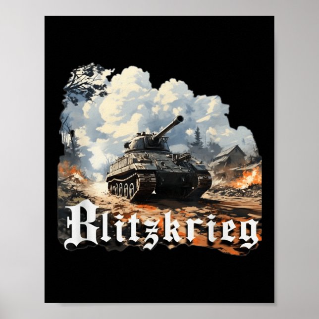 World War 2 Blitzkrieg  Poster (Front)