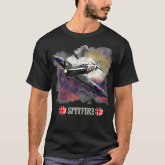 World War 2 British Aircraft Supermarine Spitfire  T-Shirt