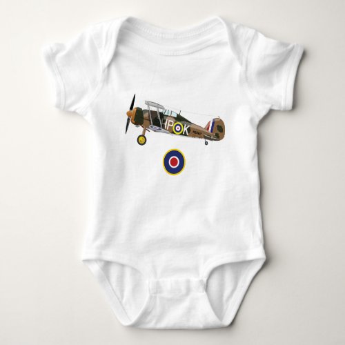 World War 2 British Airplanes Baby Bodysuit