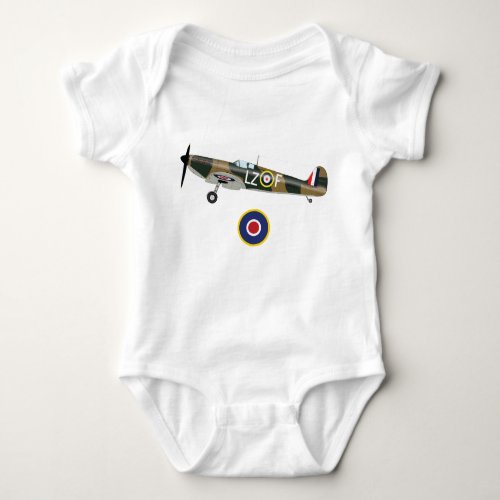 World War 2 British Airplanes Baby Bodysuit
