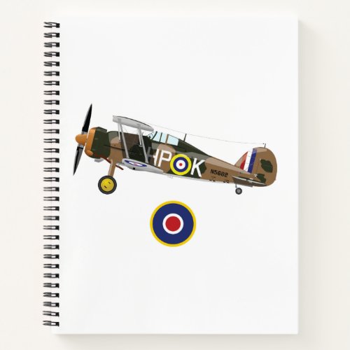 World War 2 British Airplanes Notebook