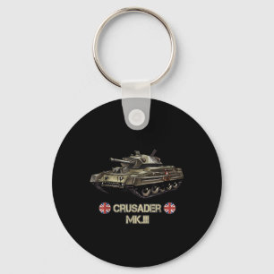 World War 2 British Army Tank Crusader Mk.3 Gift Keychain