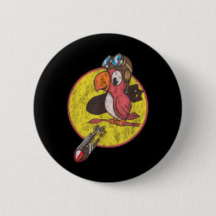 World War 2 Fighter Pilot Patch For Wwii Veterans Button
