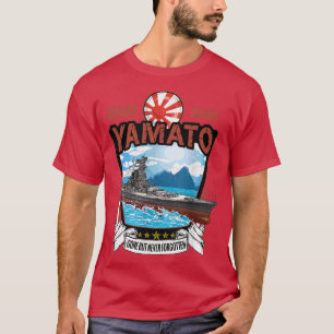 World War 2 Japanese Naval Battleship Yamato  T-Shirt