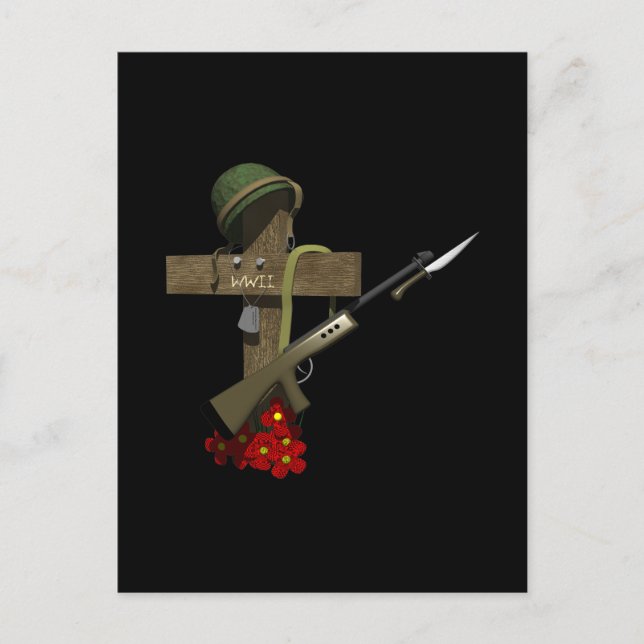 World War 2 Memorial Postcard (Front)