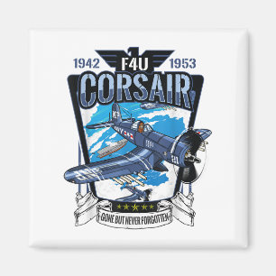 World War 2 Military Fighter Aircraft Wwii F4u Cor Magnet