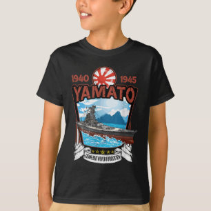 World War 2 Military Japanese Battleship Yamato  T-Shirt