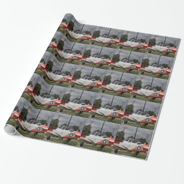 World War 2 US Navy T-34 Mentor trainer Wrapping Paper World War 2 US Navy T-34 Mentor trainer Wrapping Paper