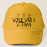 World War 3 Veteran Trucker Hat at Zazzle