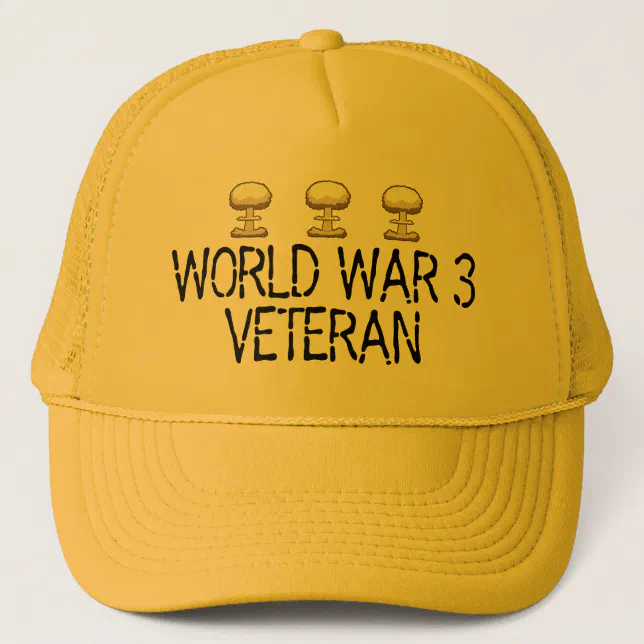 World War Veteran Trucker Hat Zazzle