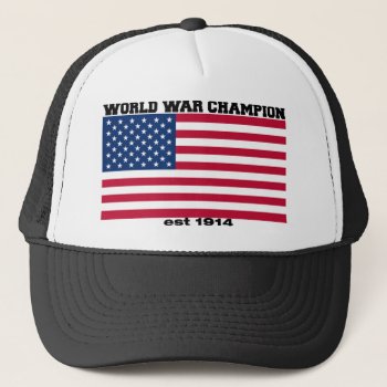 World War Champion Hat by msvb1te at Zazzle
