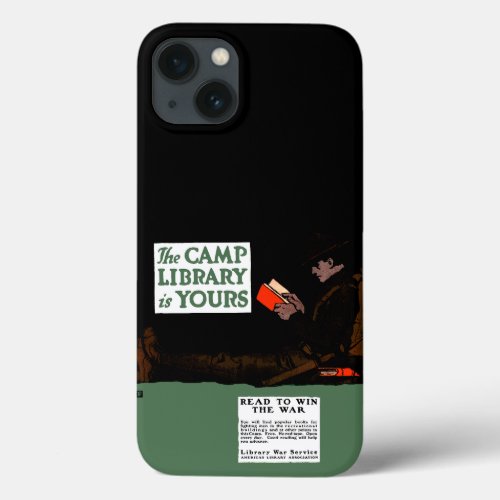 World War I Camp Library 1917 Military  iPhone 13 Case