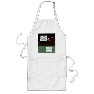 World War I Camp Library 1917 Military  Long Apron