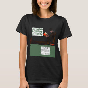 World War I Camp Library 1917 Military  T-Shirt