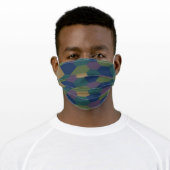 World War I German Aircraft Lozenge Camo Face Mask (Worn)