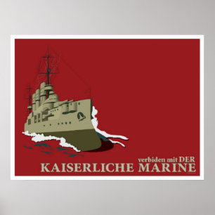 World War I German Propaganda Poster (Custom)
