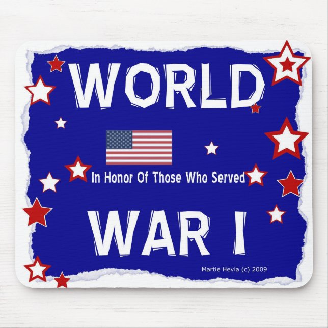 World War I - In Honor - Mousepad (Front)