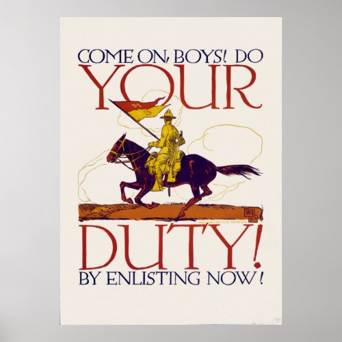 World War I Recruiting Poster 01