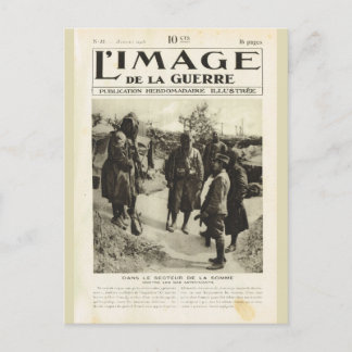 World War I, Soldiers in the Somme Postcard