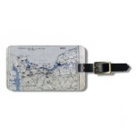 World War II D-Day Map June 6, 1944 Luggage Tag