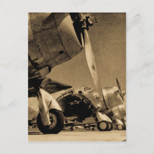 World War II Douglas SBD Dauntless Bomber Planes Postcard