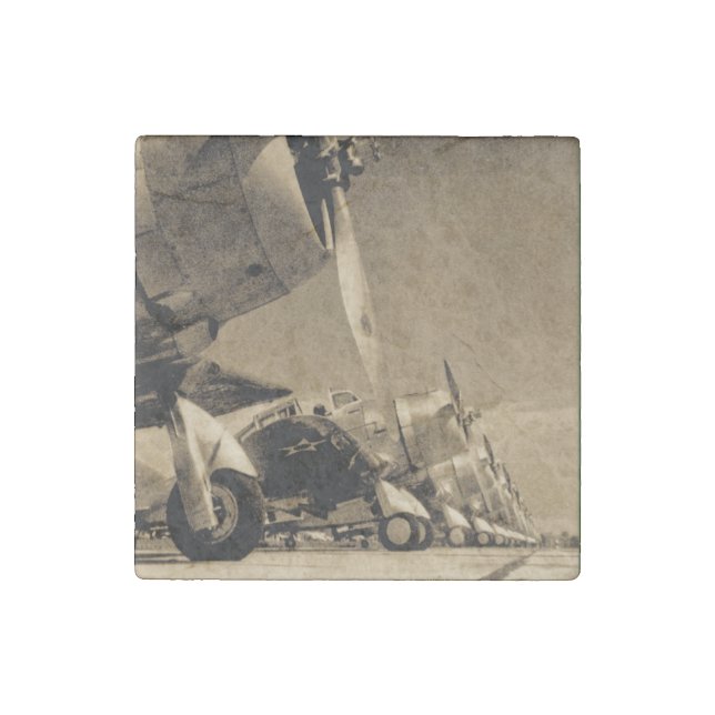 World War II Douglas SBD Dauntless Bomber Planes Stone Magnet (Front)