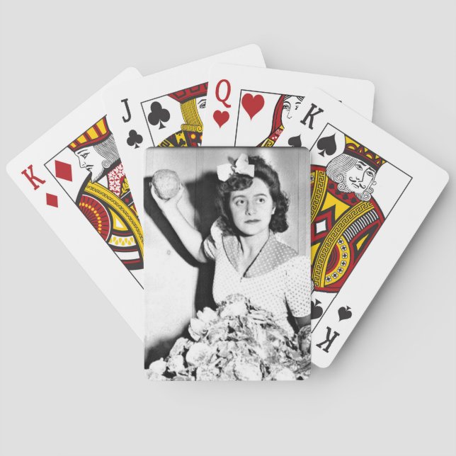 World War II Effort: The Homefront Poker Cards (Back)