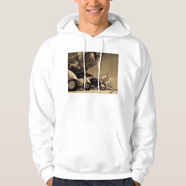 World War II Fighters Douglas SBD Dauntlesses Hoodie (Front)