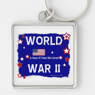 World War II - In Honor Keychain