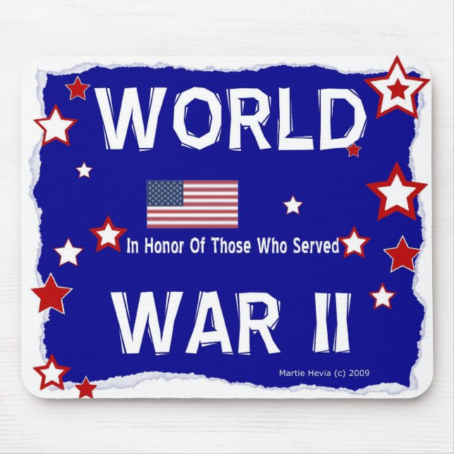 World War II - In Honor - Mousepad (Front)