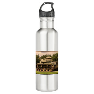 World War II M60 Army Tank Stainless Steel Water Bottle