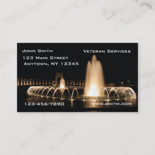 World War II Memorial Business Card