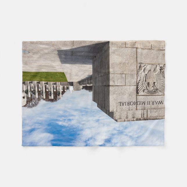 World War II Memorial Fleece Blanket (Front (Horizontal))