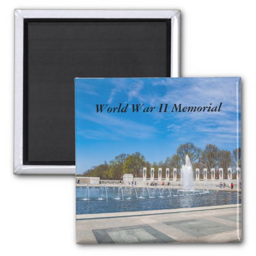 World War II Memorial Magnet