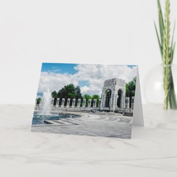 World War Ii Memorial ---- Note Card by ImpressImages at Zazzle